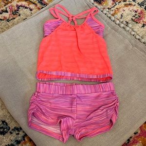 Free Country Tankini/Shorts Swimsuit